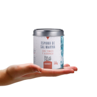 Espuma de sal marina de Santa Pola con tomate y albahaca - Imagen 3