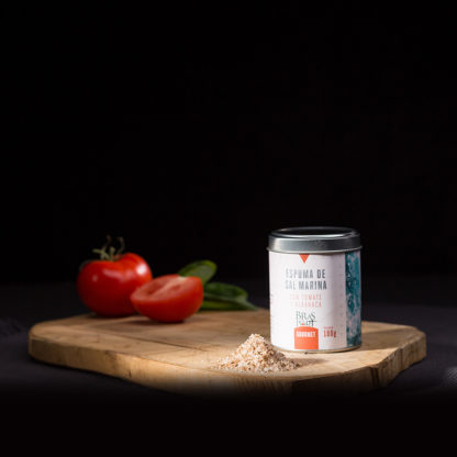 Espuma de sal marina de Santa Pola con tomate y albahaca - Imagen 2